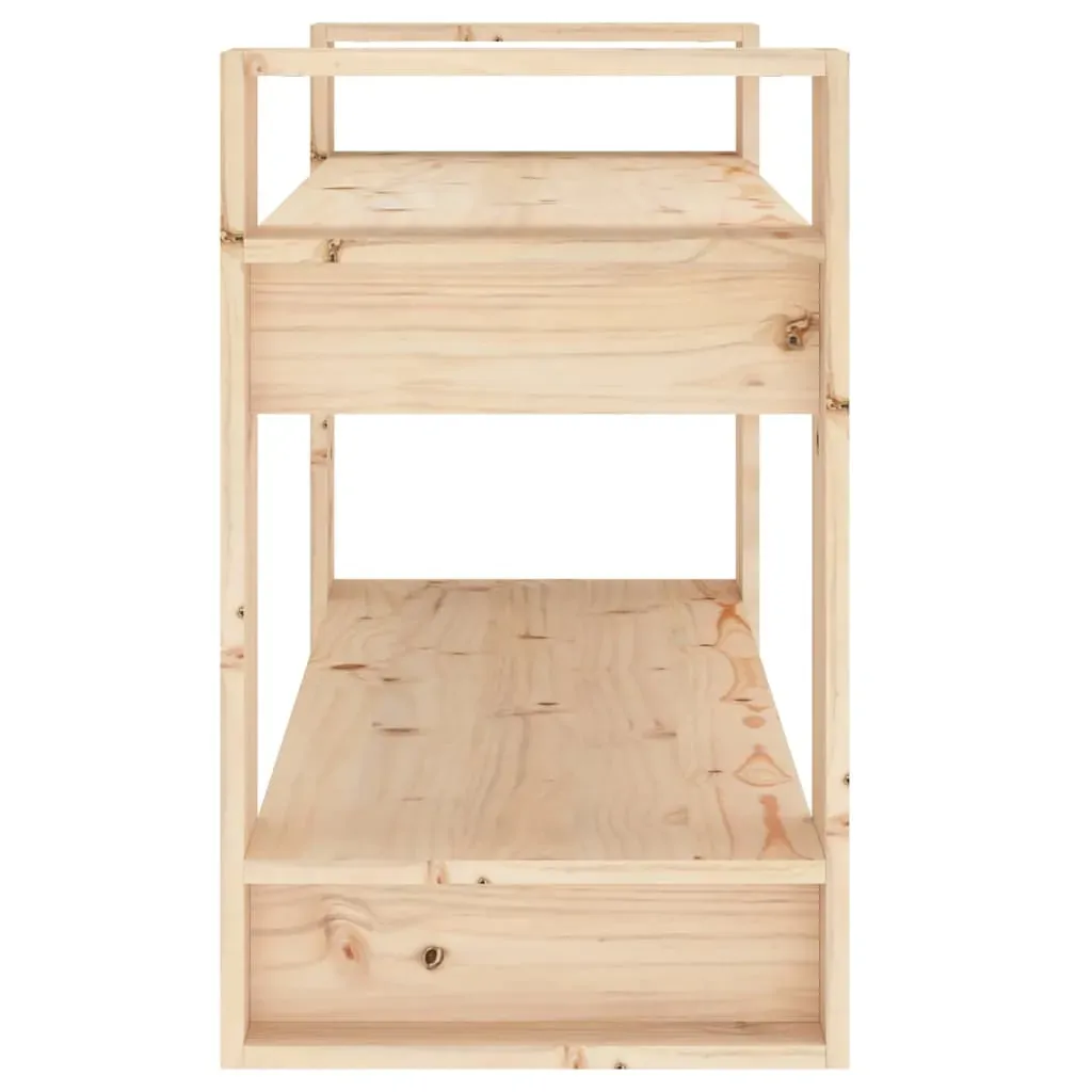 Boldon Book Cabinet/Room Divider 80x35x56.5 cm Solid Wood Pine Price