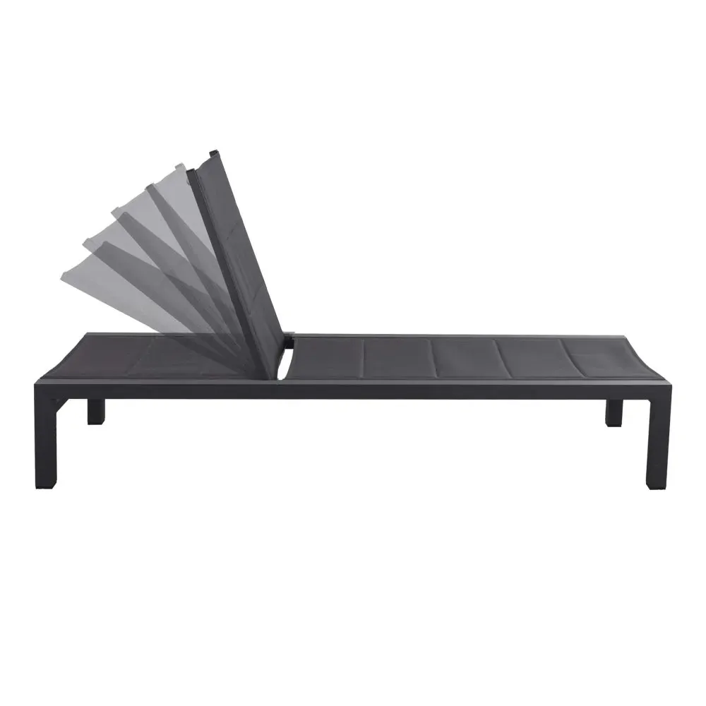Adjustable Outdoor Sun Lounger in Aluminium Price