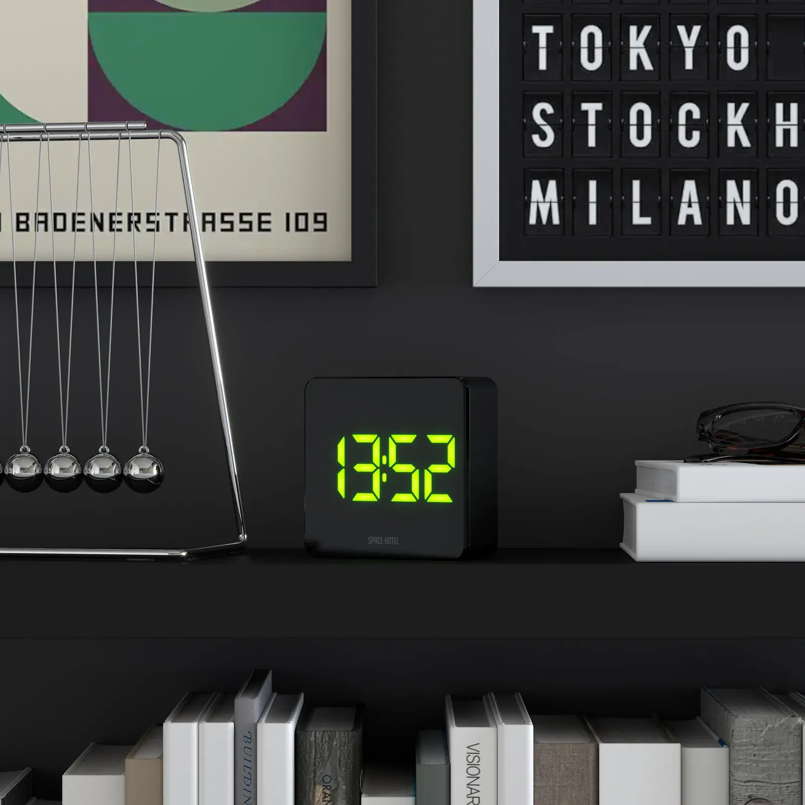 Newgate Space Hotel Orbatron Alarm Clock Black Case Price