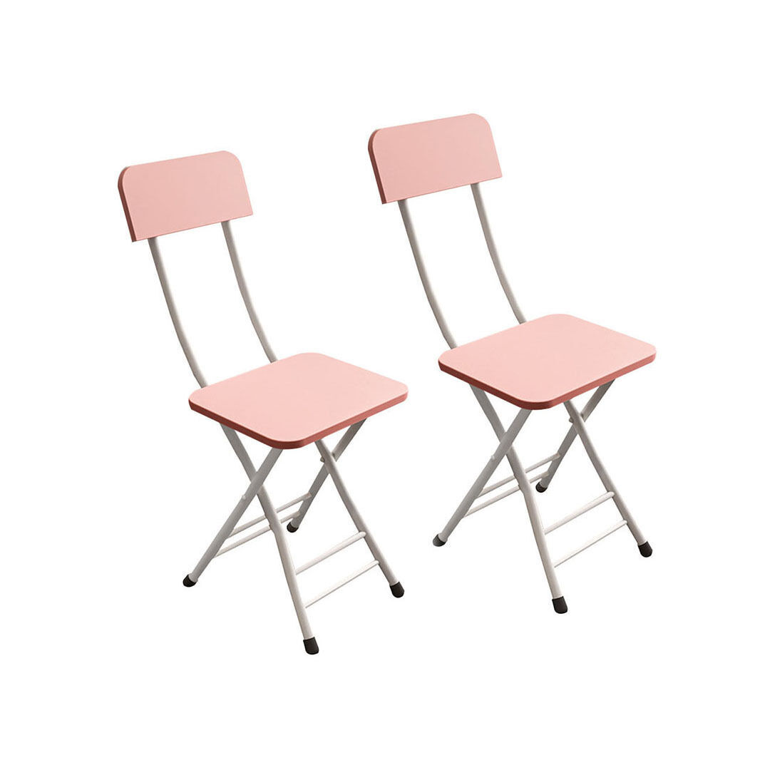 Foldable Chair Space Saving Lightweight Portable Stylish Seat Home Decor Set of 2 Price