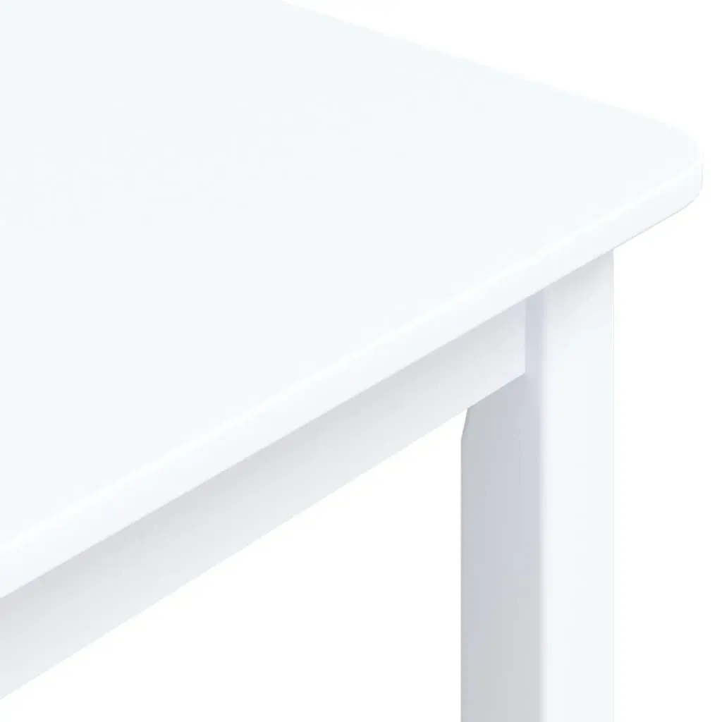Dining Table 114x71x75 cm Solid Rubber Wood Price