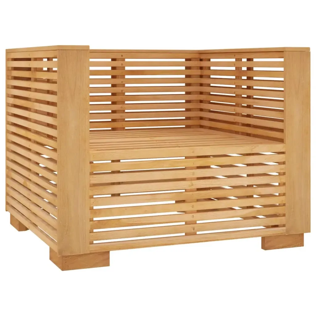 Garden Sofa Chair with Cushions Solid Wood Teak Price