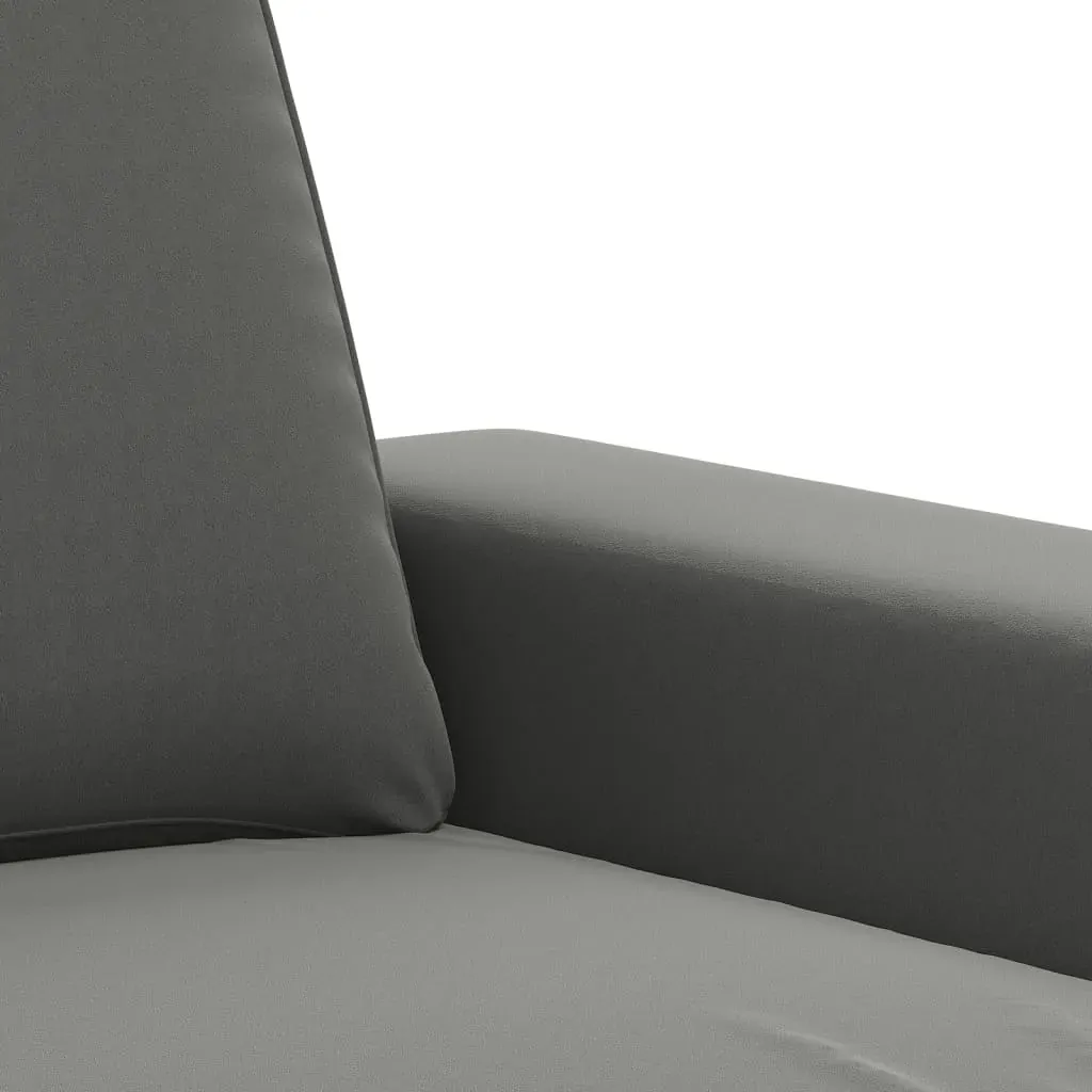 Campbellsville Sofa Chair Dark Grey Microfibre Fabric Price