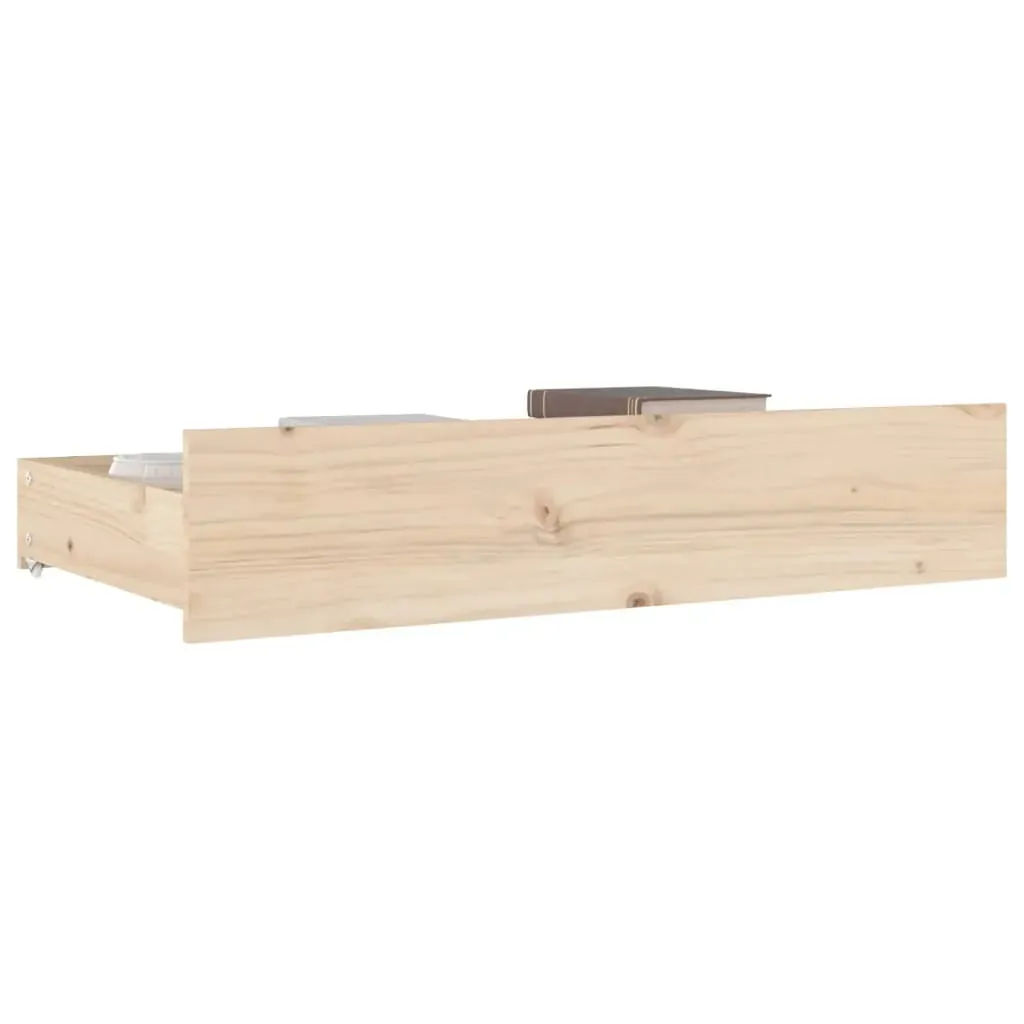 Bed Drawers 4 pcs Solid Wood Pine Price