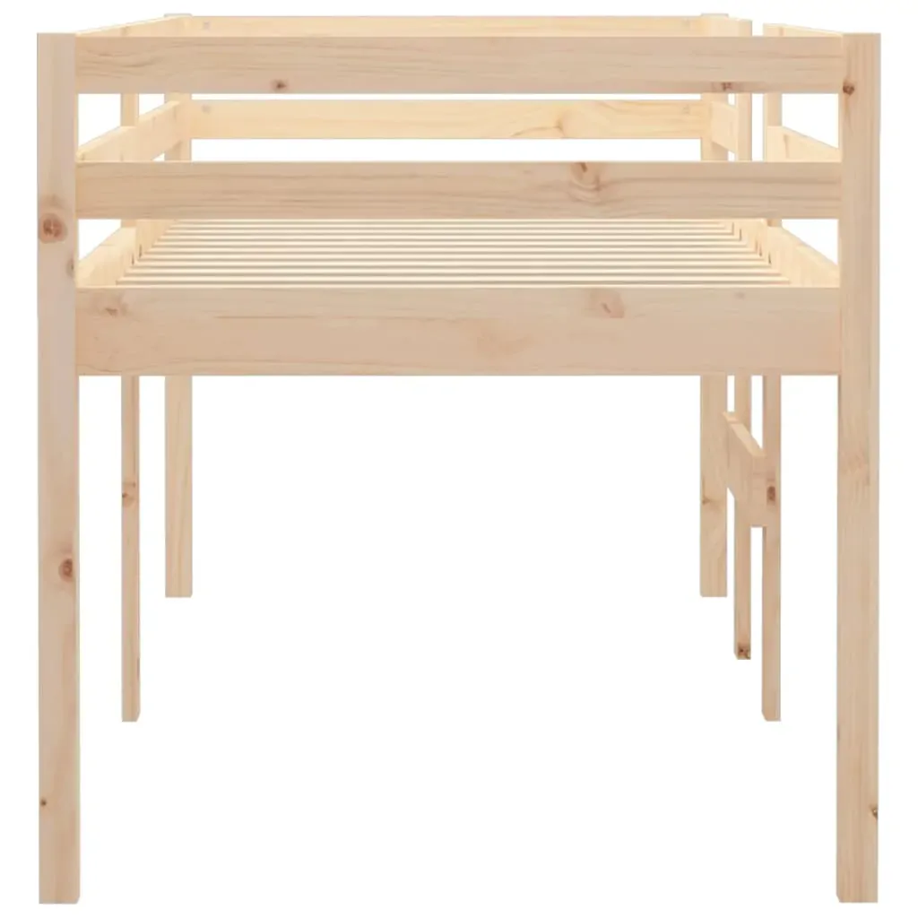 Paruna High Sleeper Bed 92x187 cm Single Bed Size Solid Wood Pine Price