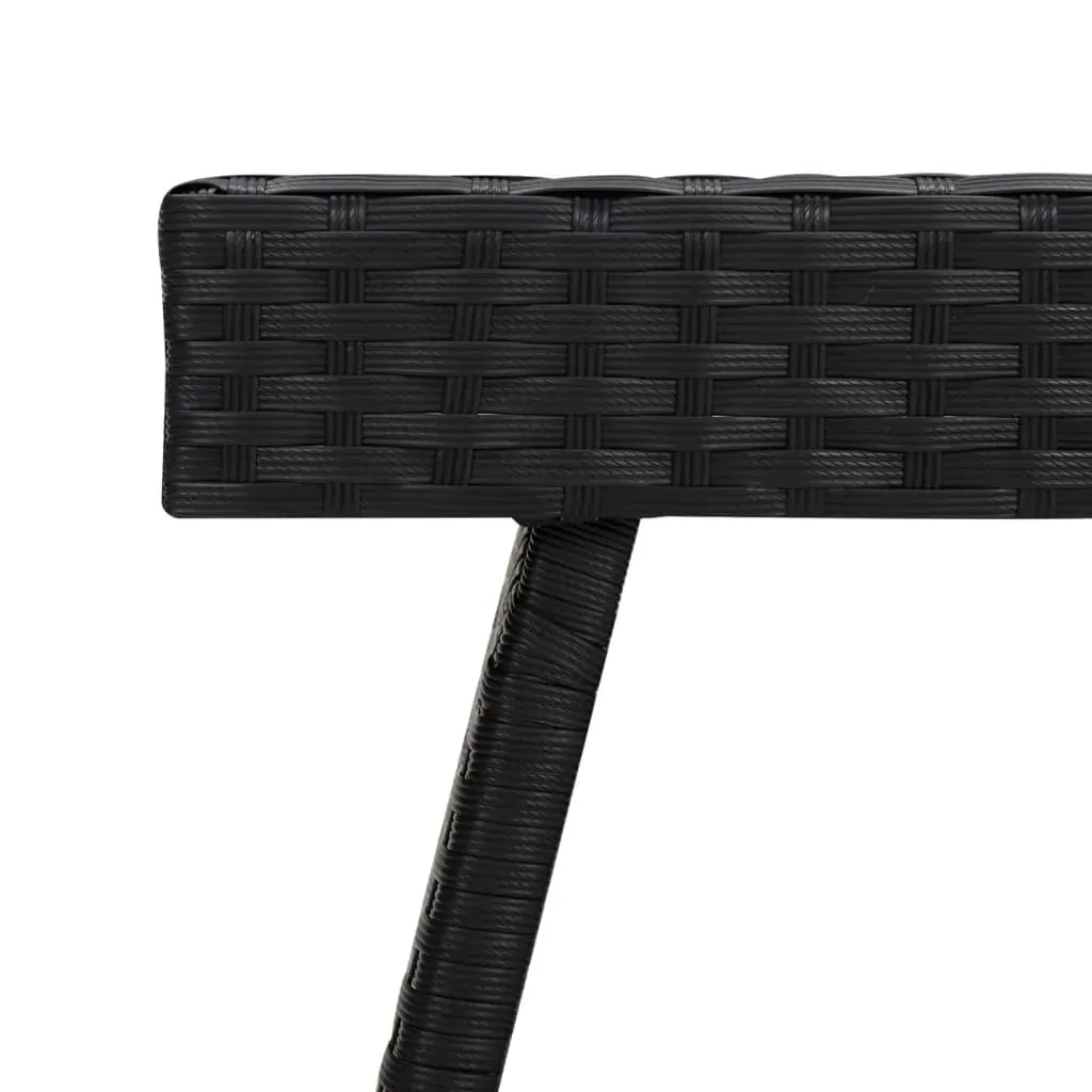 Foldable Side Table 60x40x38 cm Poly Rattan Price
