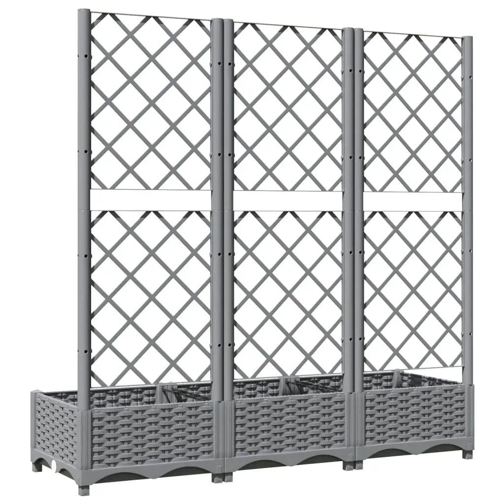 Garden Planter with Trellis PP Price