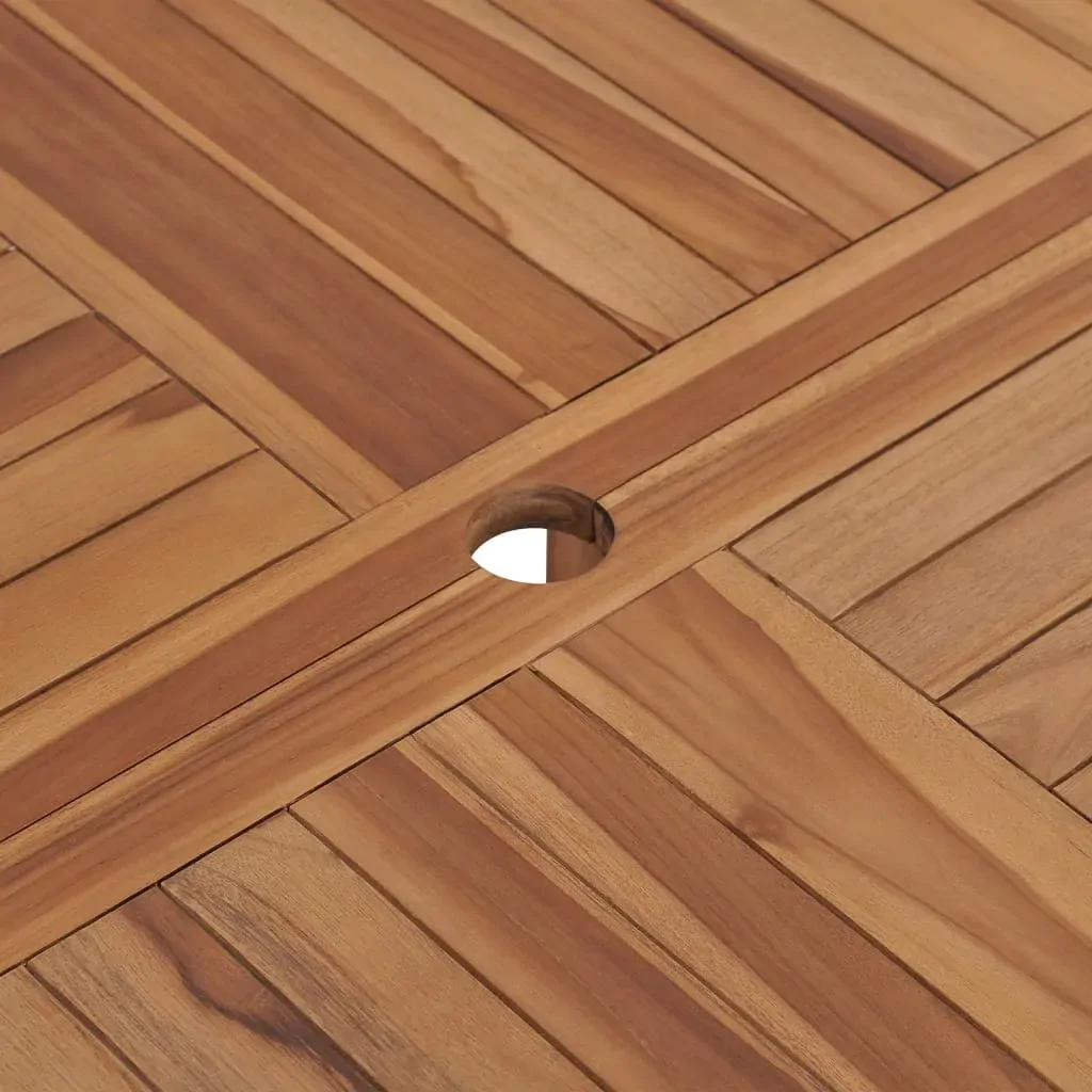 Garden Dining Table 110x75 cm Solid Wood Teak Price