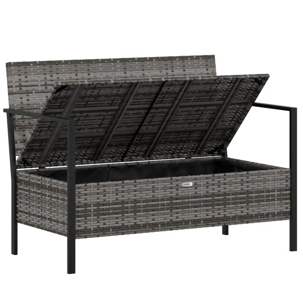 2-Seater Garden Bench with Cushions Poly Rattan Price