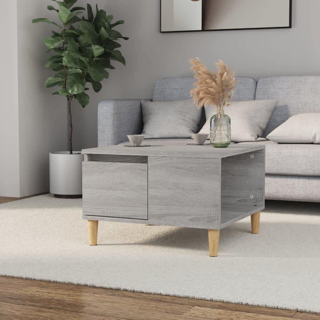 Coffee Table White 55x55x36.5 cm Engineered Wood Price