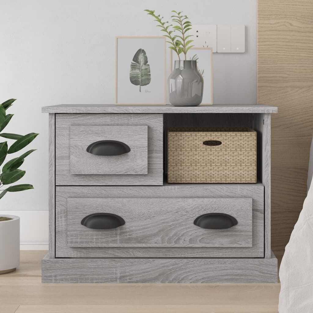 Bedside Cabinet Black 60x39x45 cm Price
