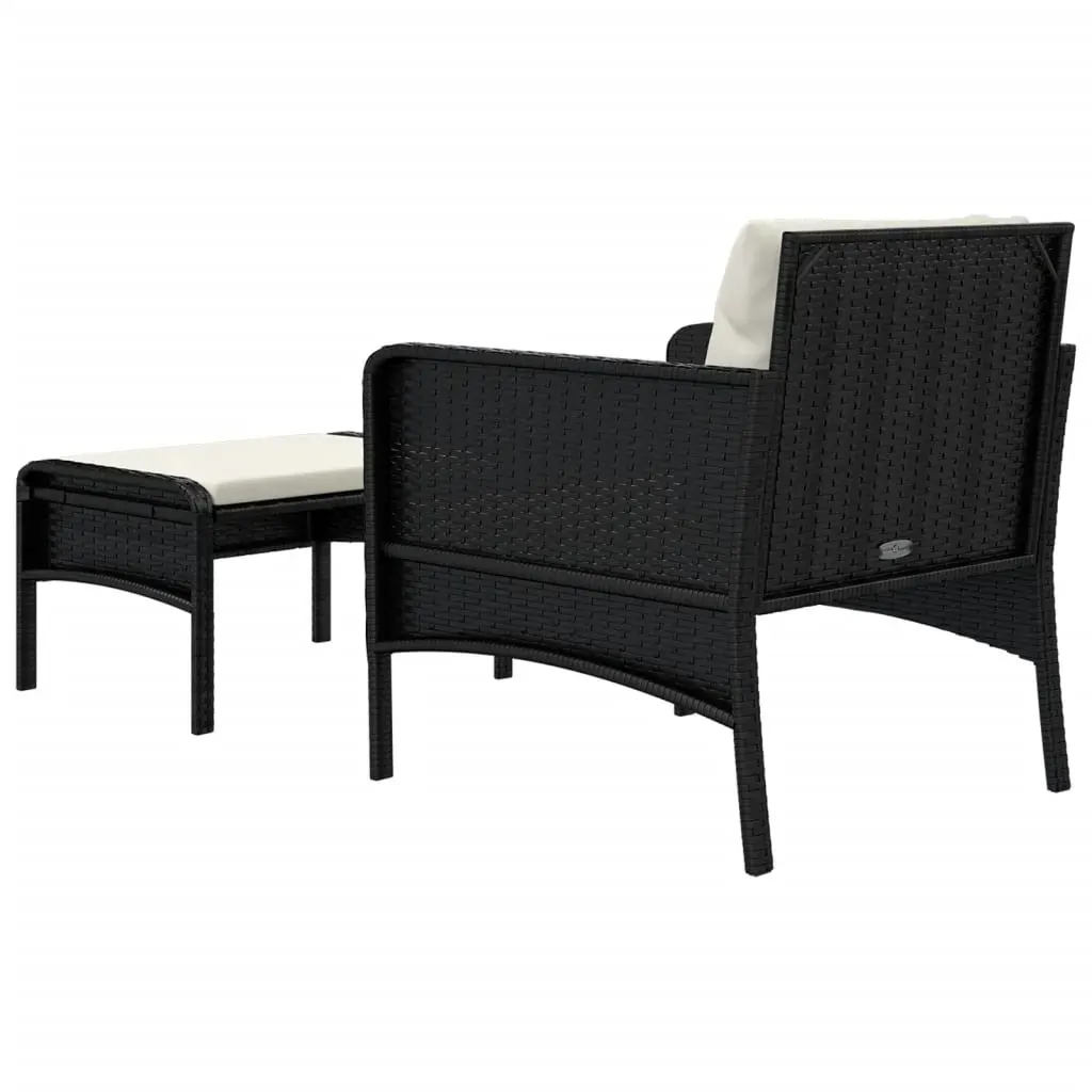 2 Piece Garden Lounge Set with Cushions Poly Rattan Price
