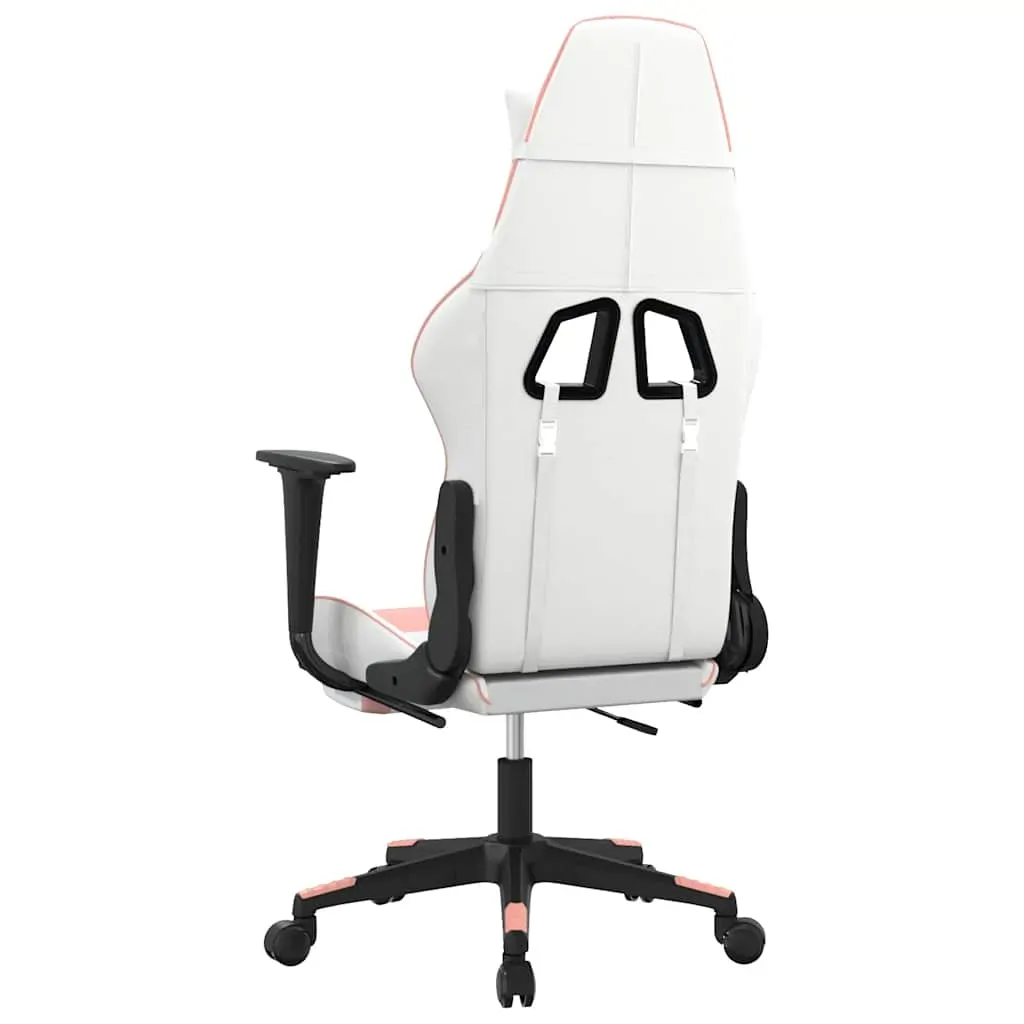Massage Gaming Chair with Footrest Faux Leather Price