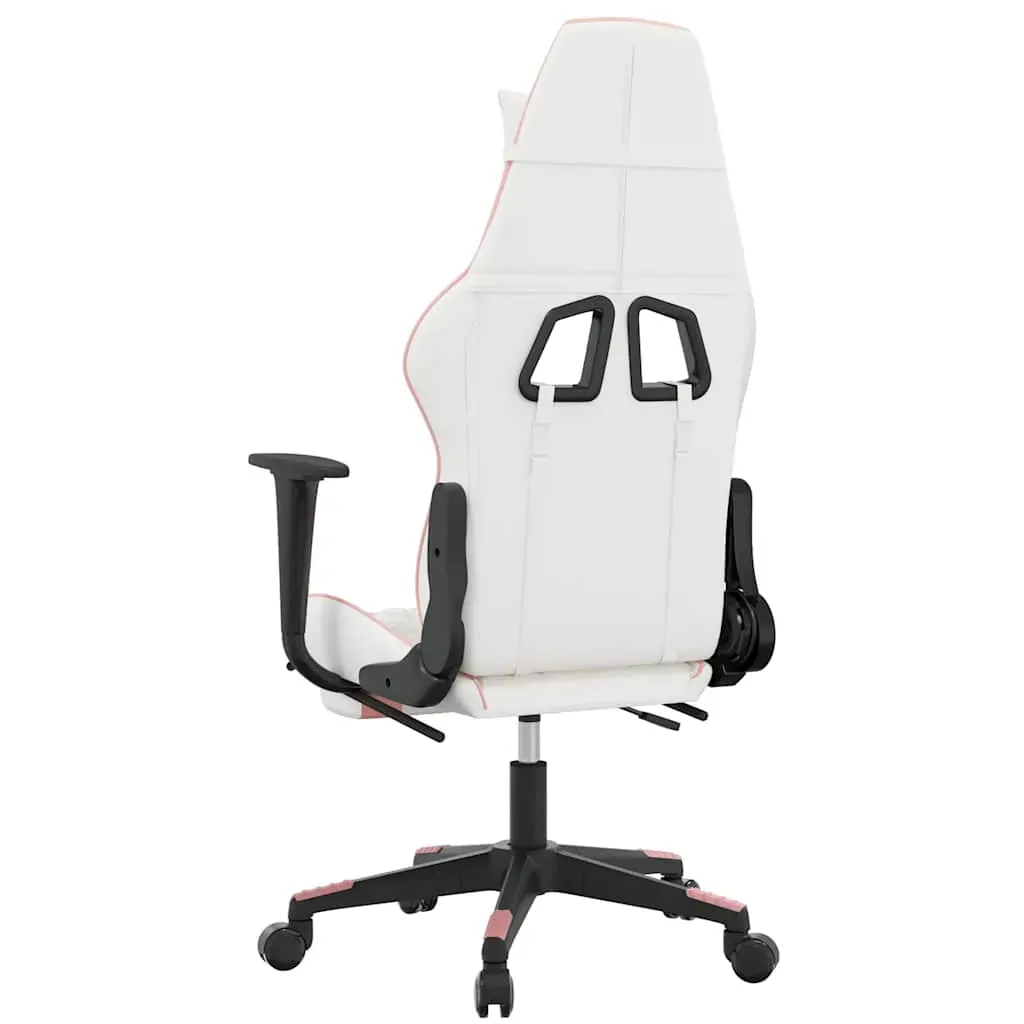 Massage Gaming Chair with Footrest Faux Leather Price