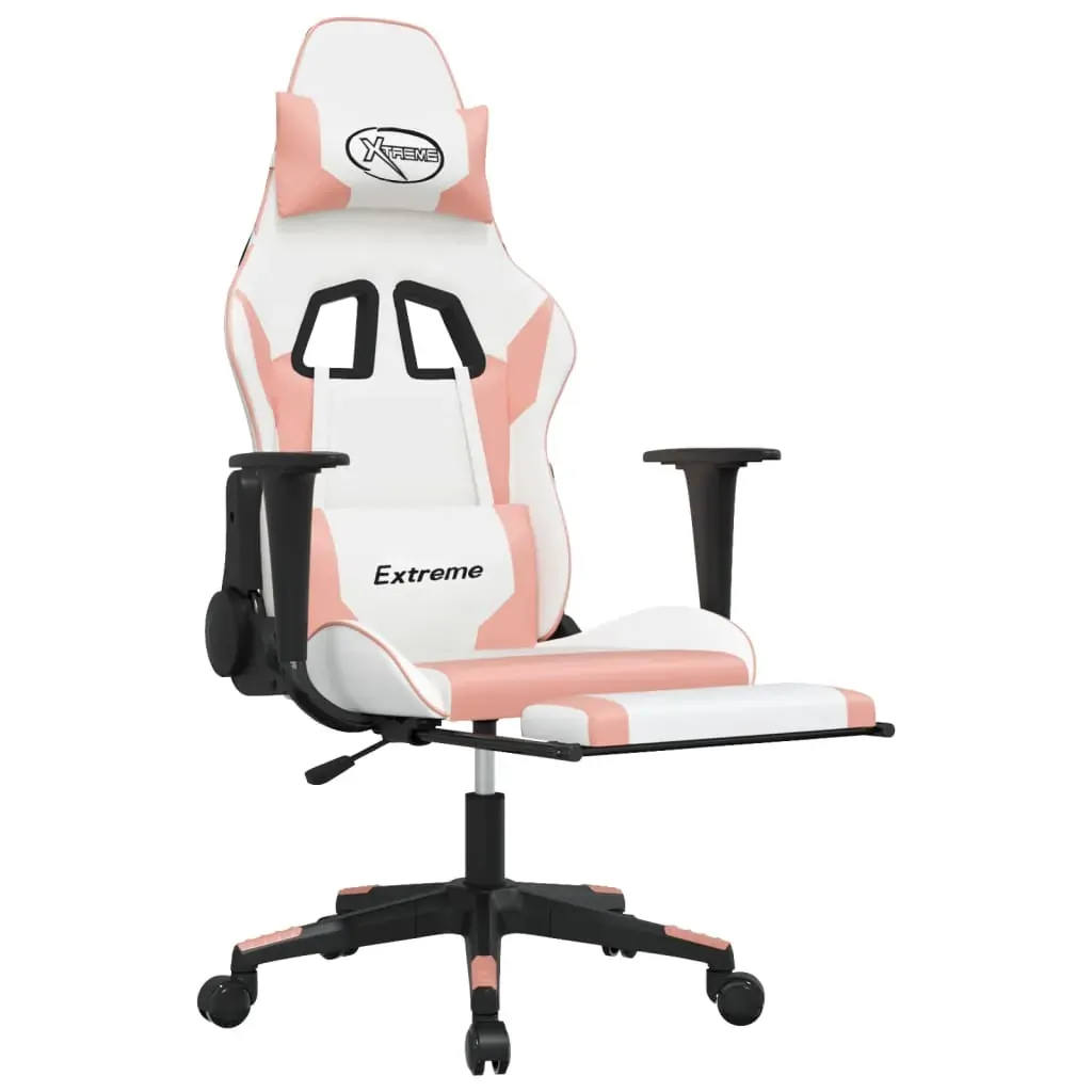 Gaming Chair with Footrest Faux Leather Price