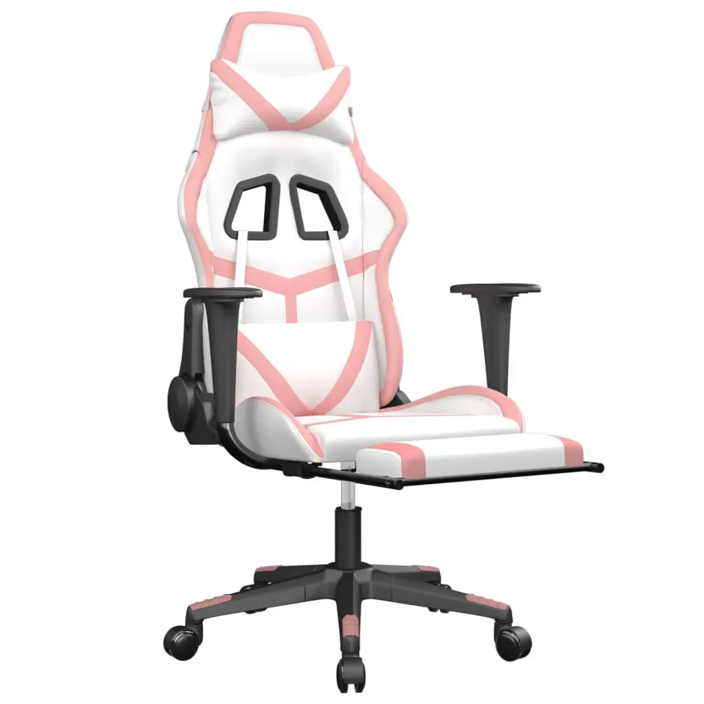 Gaming Chair with Footrest Faux Leather Price
