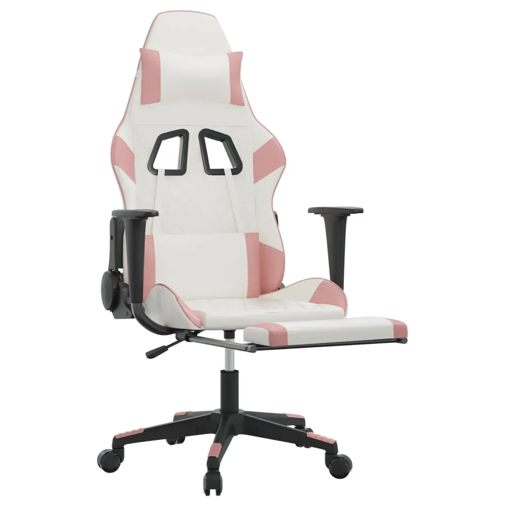 Gaming Chair with Footrest Faux Leather Price