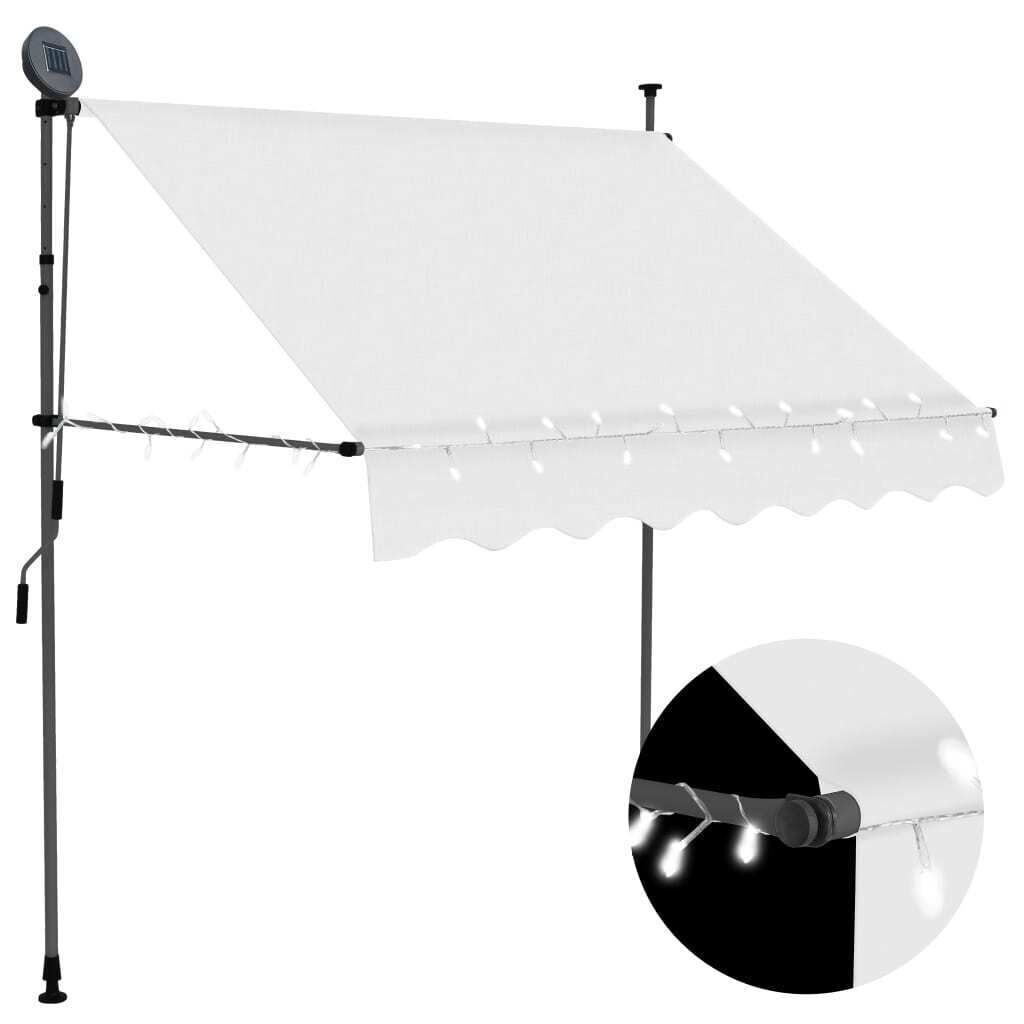 Manual Retractable Awning with LED Price