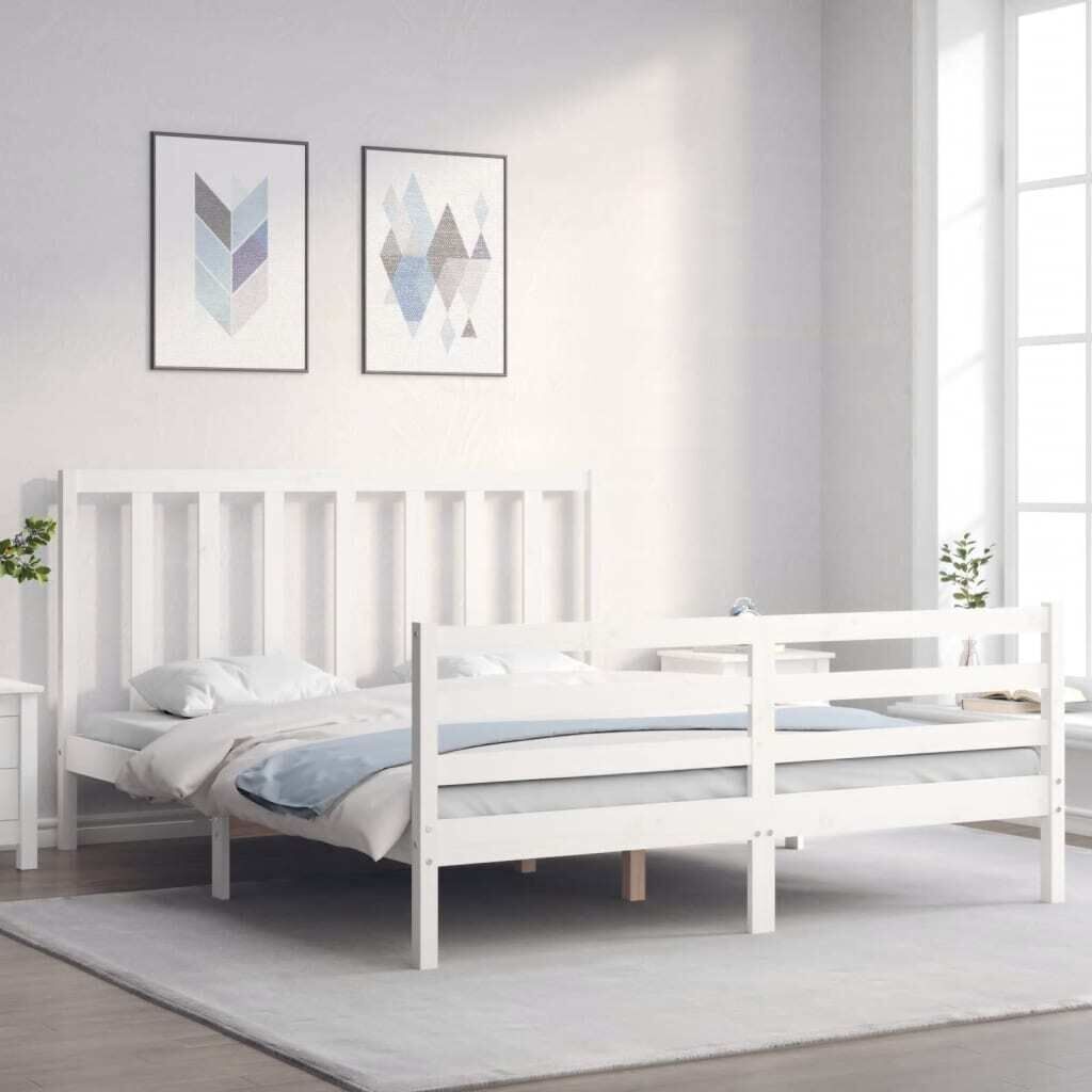 Bed Frame with Headboard Solid Wood Price