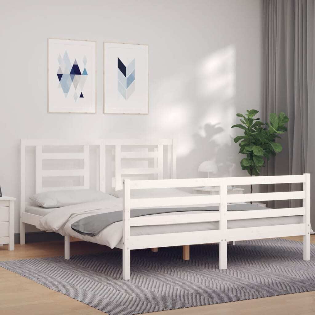 Bed Frame with Headboard Solid Wood Price