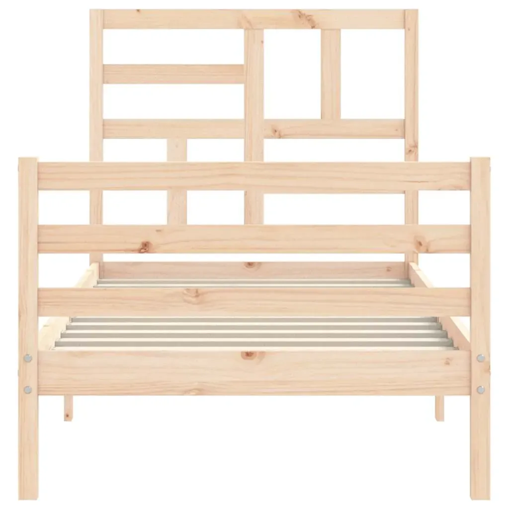 Bed Frame with Headboard Solid Wood Price