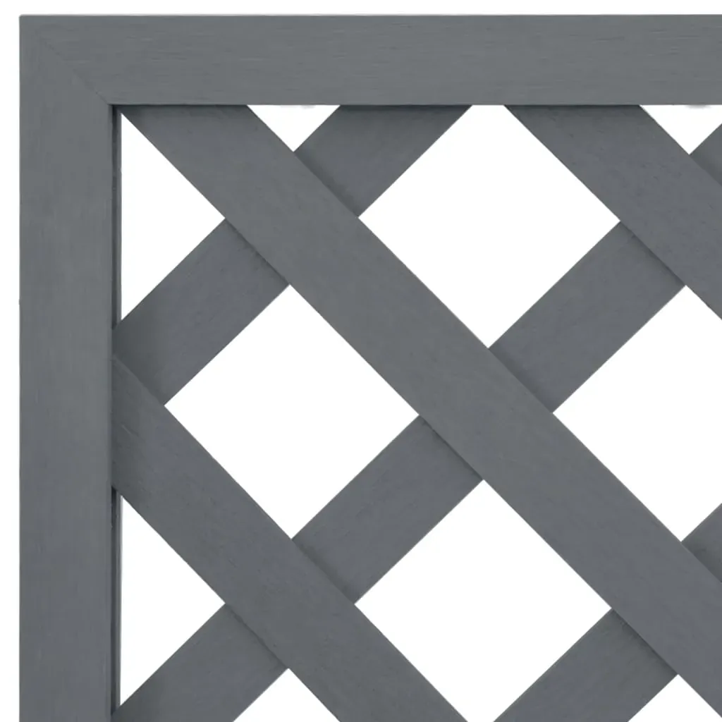 Trellis Planters Grey 65x33x135 cm WPC Price