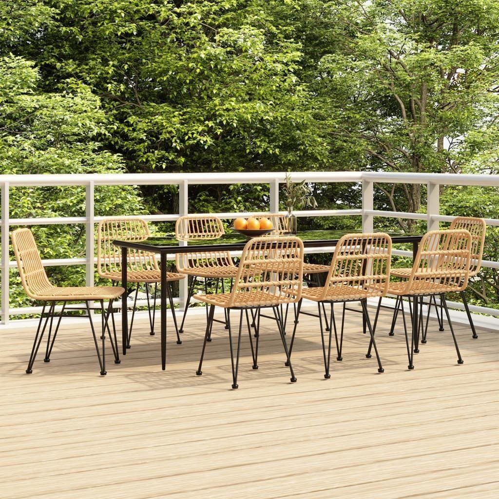 Garden Dining Set Poly Rattan Price