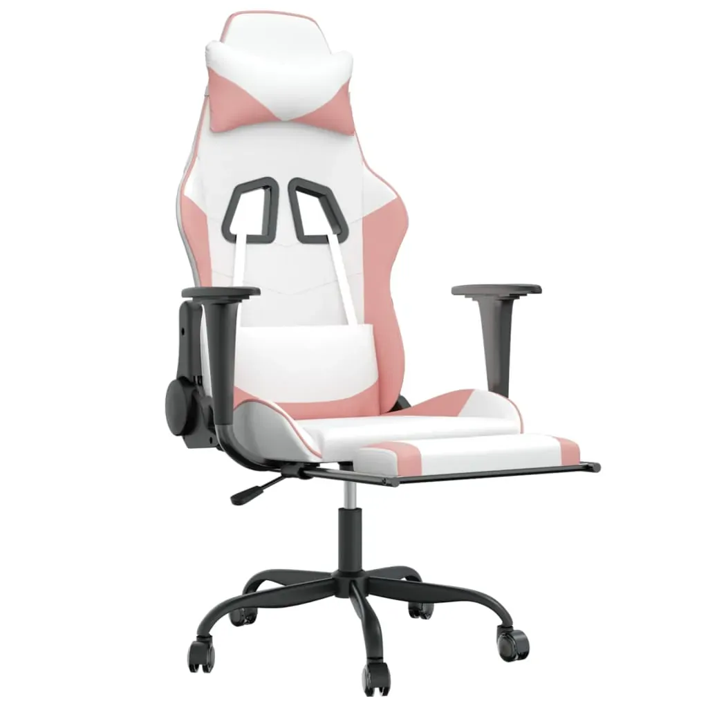Gaming Chair with Footrest Faux Leather Price