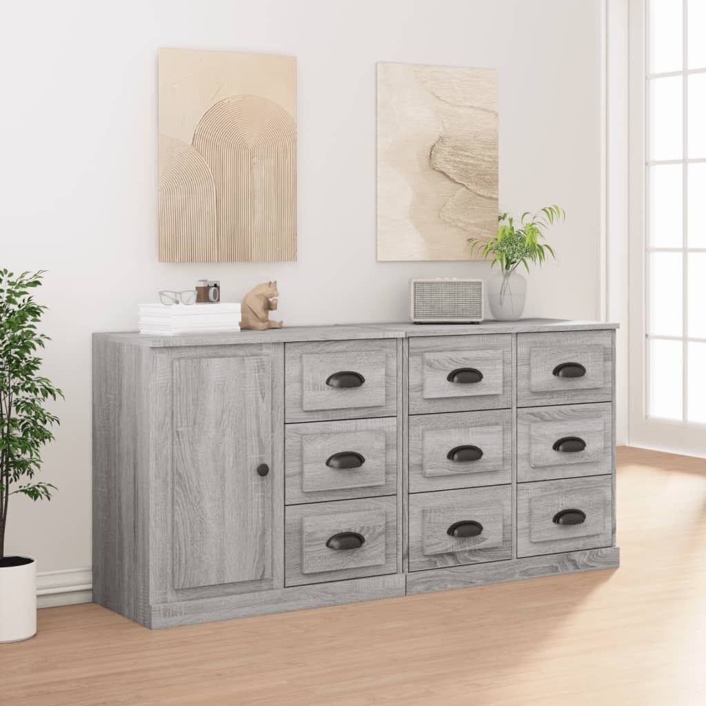 Sideboards 3 pcs Engineered Wood Price