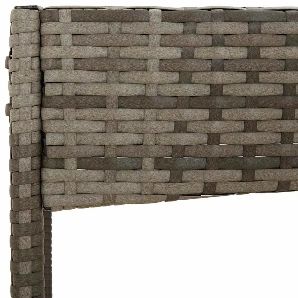 4 Piece Garden Lounge Set with Cushions Poly Rattan Price