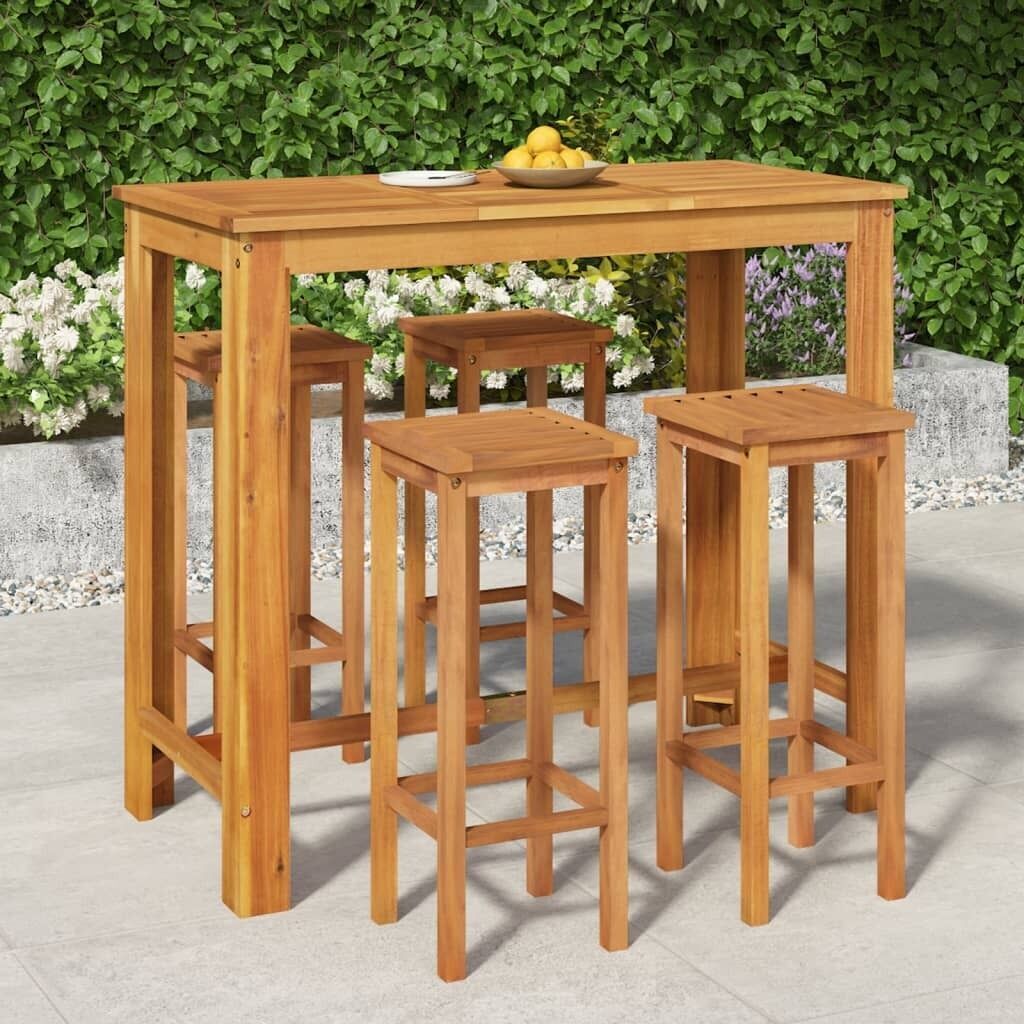 Garden Dining Set Solid Wood Acacia Price