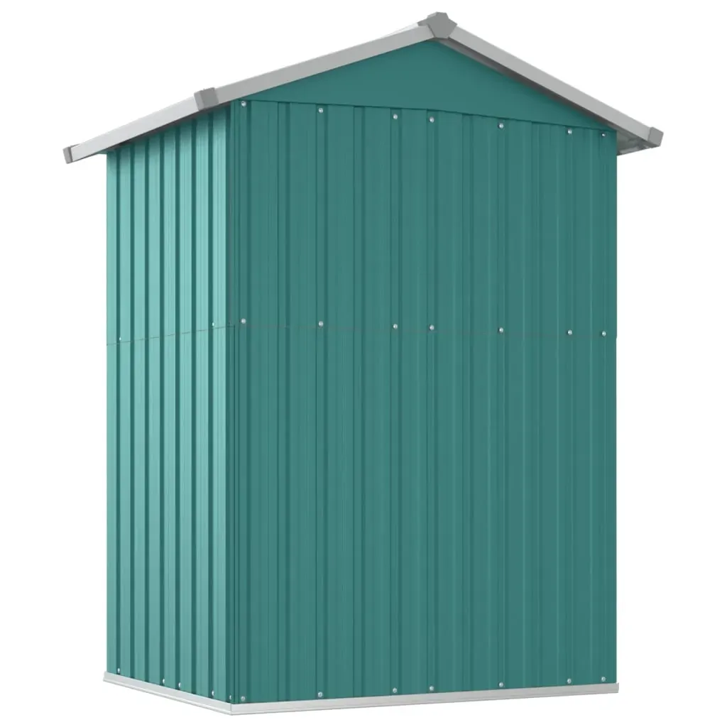 Garden Shed 126x97.5x177 cm Galvanised Steel Price