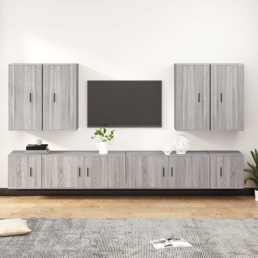 8 Piece TV Cabinet Set Engineered Wood Price