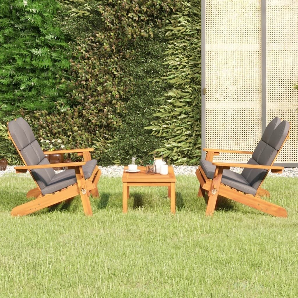 Adirondack Garden Lounge Set Solid Wood Acacia Price