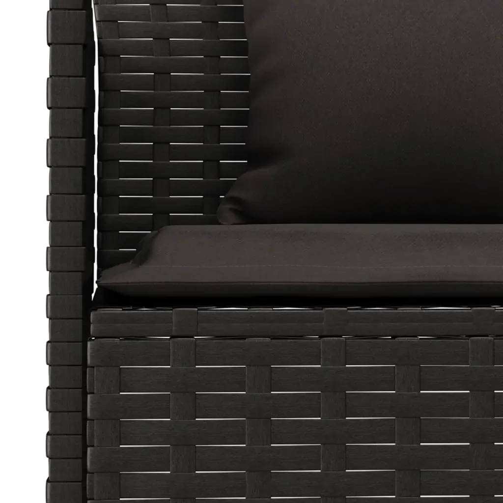 L-shaped Garden Sofa with Cushions Poly Rattan Price