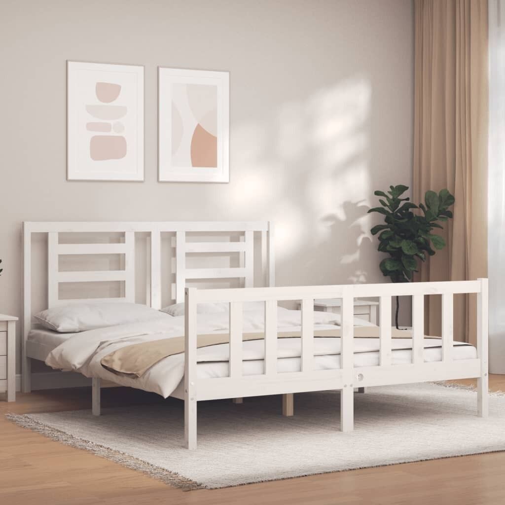 Bed Frame with Headboard Solid Wood Price