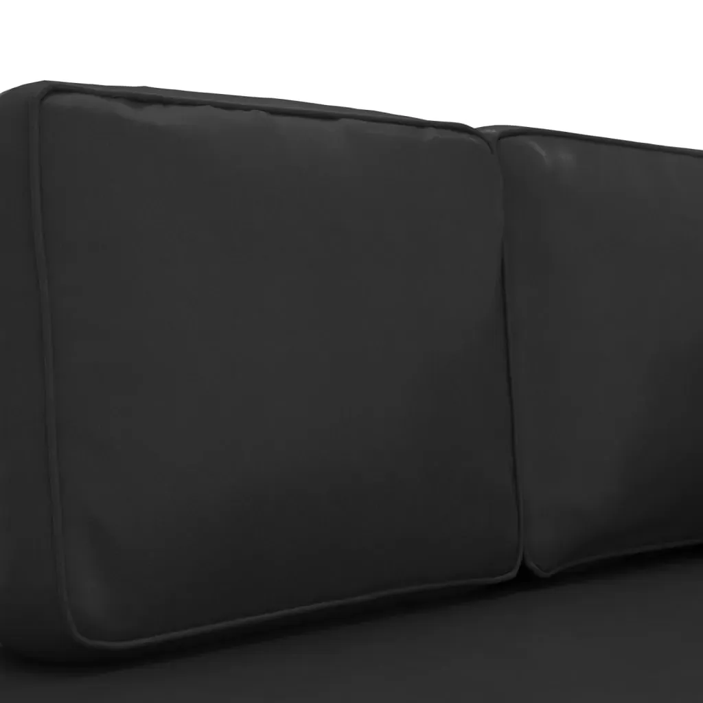 Chaise Lounge with Cushions and Bolster Faux Leather Price