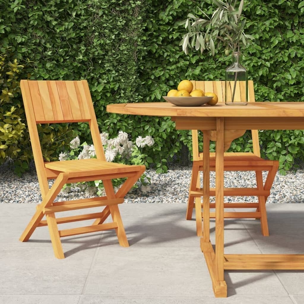 Folding Garden Chairs 47x61x90 cm Solid Wood Teak Price