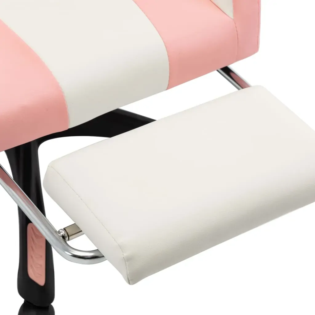 Racing Chair with Footrest Faux Leather Price