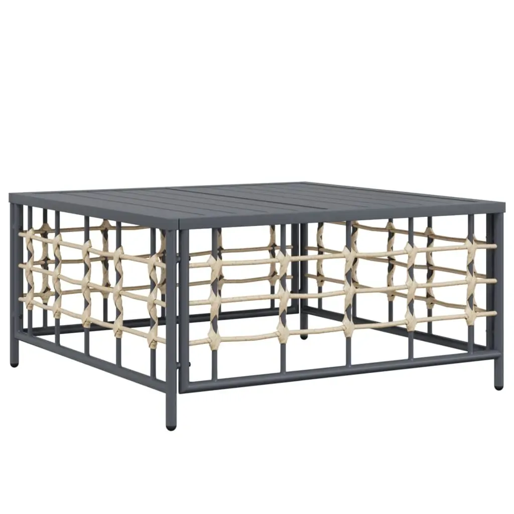 9 Piece Garden Lounge Set With Cushions Anthracite Poly Rattan Price