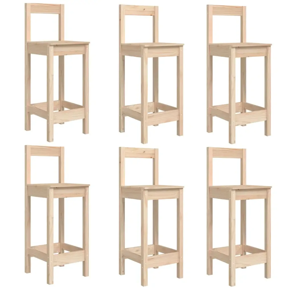 7 Piece Garden Bar Set Solid Pine Wood Price