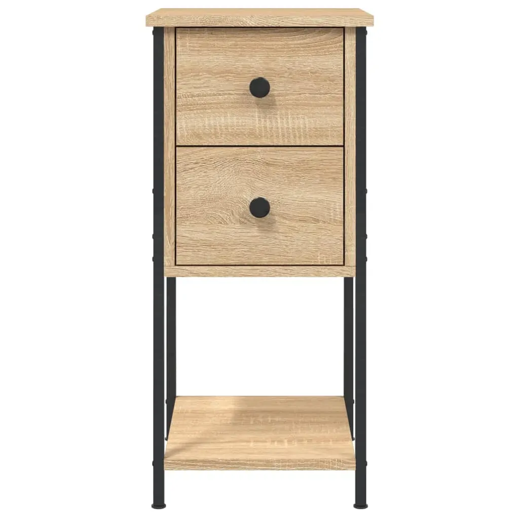 Bedside Cabinet 32x42x70 cm Engineered Wood Price