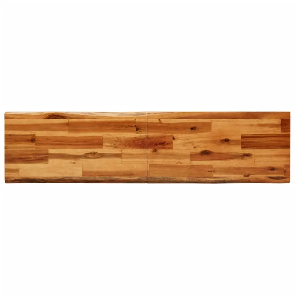 3 Piece Dining Set with Live Edge Solid Acacia Wood Price