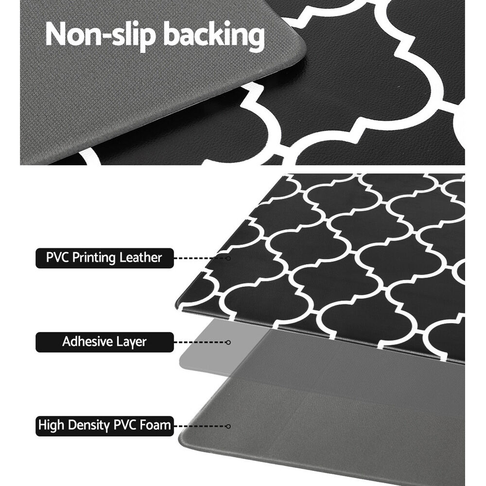 Kitchen Mat 45x180cm PVC Floor Rug Carpet Non-slip Gina Price