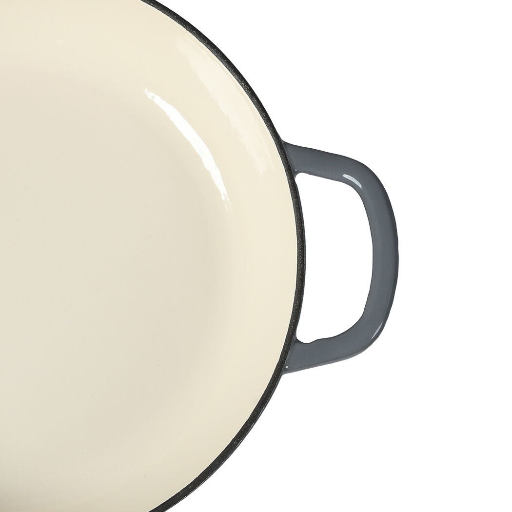 3.5L Enamel Dutch Oven Pan in Black Colour Price