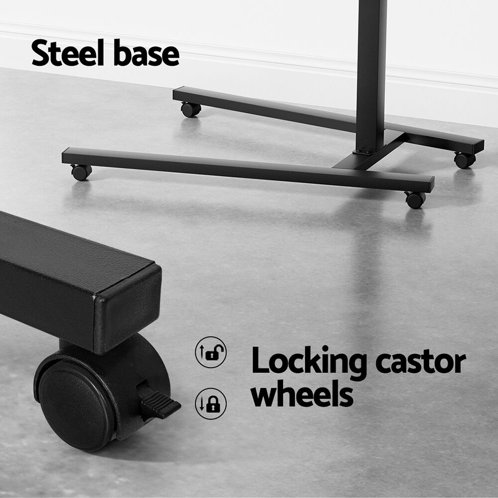 Artiss Laptop Desk Computer Table Height Adjustable Tiltable Mouse Board Black Price