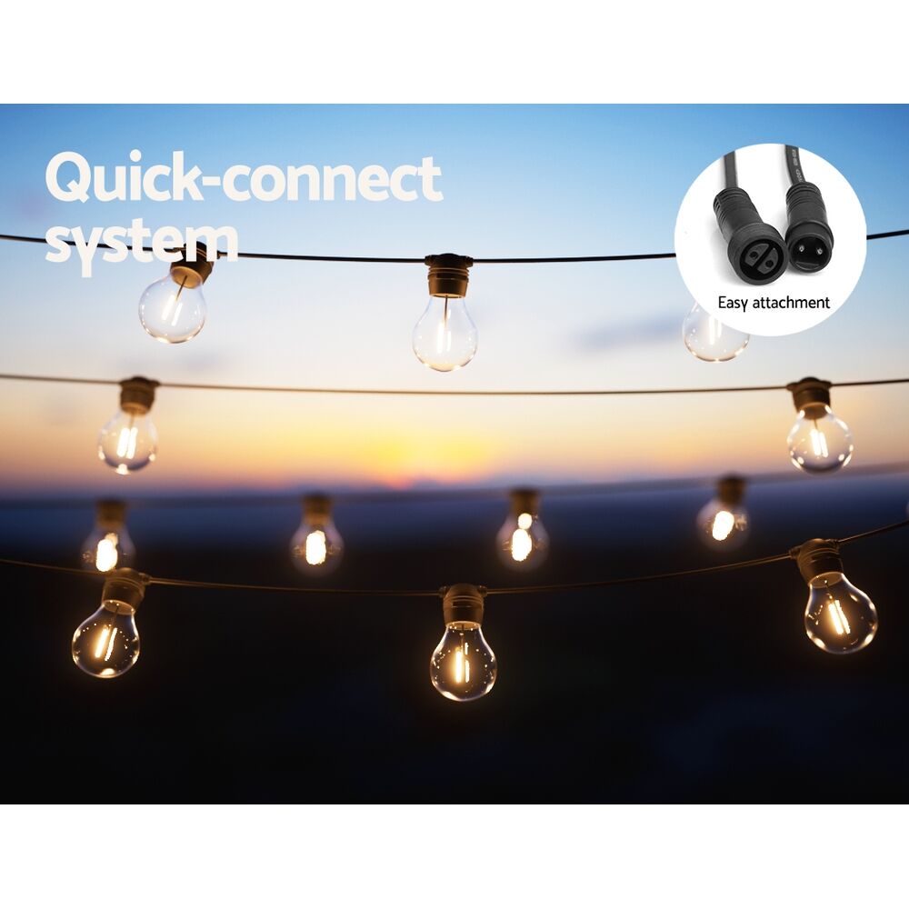 41m Solar Festoon Lights Outdoor LED String Light Chritsmas Decor Party Price
