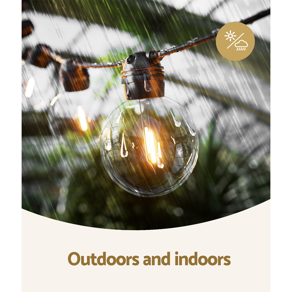 17m Solar Festoon Lights Outdoor LED String Light Wedding Christmas Party Price