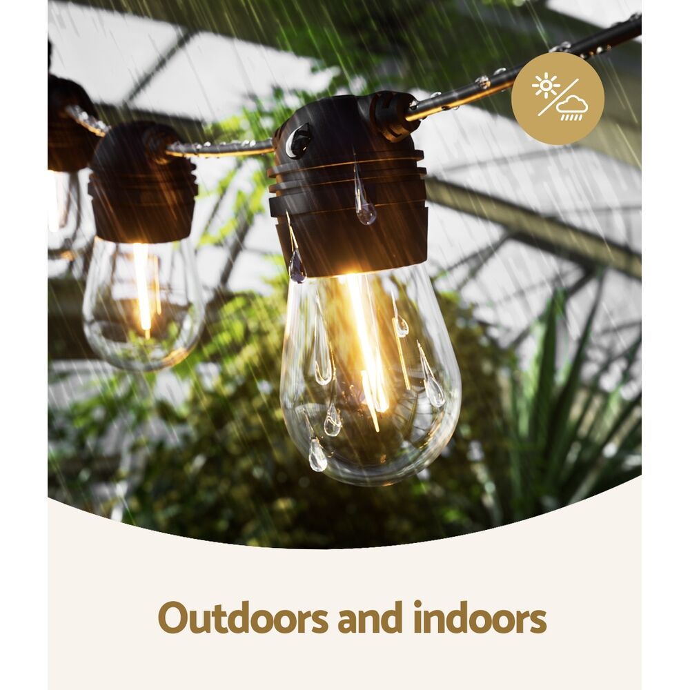 50m Solar Festoon Lights Outdoor LED String Light Christmas Party Decorations Price