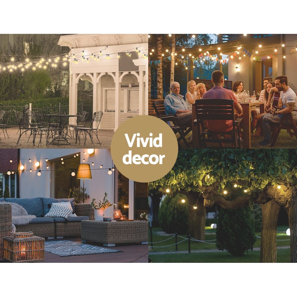 86m Solar Festoon Lights Outdoor LED String Light Christmas Party Decorations Price